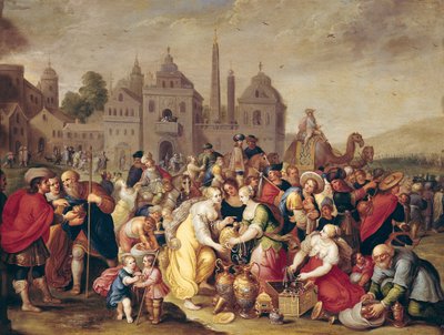 Der Exodus oder Die Vasen der Ägypter von Frans II Francken the Younger